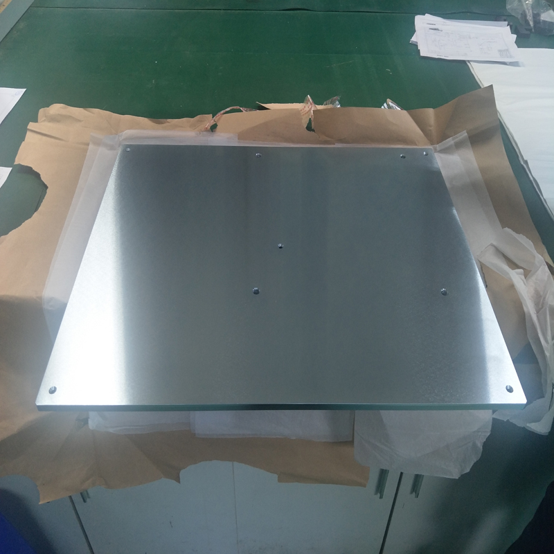 Customzied Aluminium Fräsning Delar med Blå Zink Ytbehandling