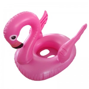 Uppblåsbara Flamingo Boat Pool Float For Kids