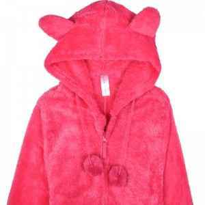 Kvinnor Hot Pink Onesie Pyjamas Hooded With Animal Ears