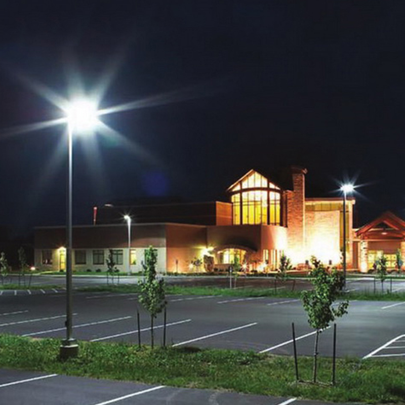 Förgrunden av led lampor