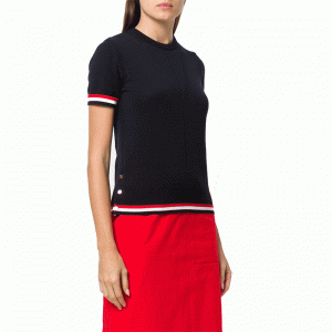 Skräddarsydd Sommar Stickat Små MOQ Damtröja