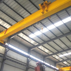 Låg huvudrörelse Single Girder Overhead Crane