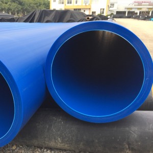ISO Standard Blue Color HDPE-rör för Sri Lanka Market