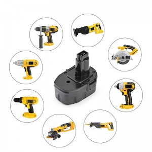 Ni-Cd 1500mAh 14,4V uppladdningsbara borrbatterier Ersättning för Dewalt Power Tools