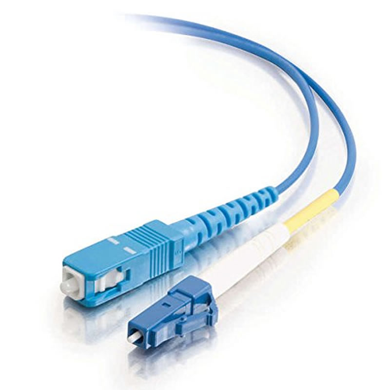 LC / SC Plenum-rated 9/125 Simplex Single-Mode Fiber Patch Cable