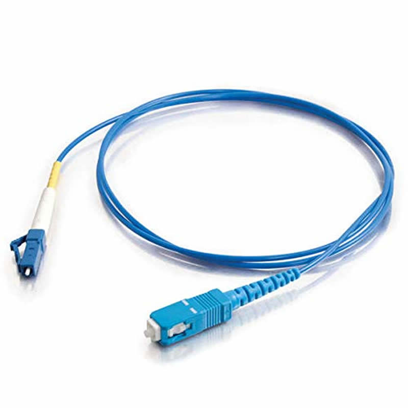 LC / SC Plenum-rated 9/125 Simplex Single-Mode Fiber Patch Cable