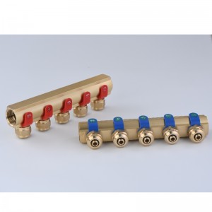 CDF10.1 ... Messing koppar vatten manifold