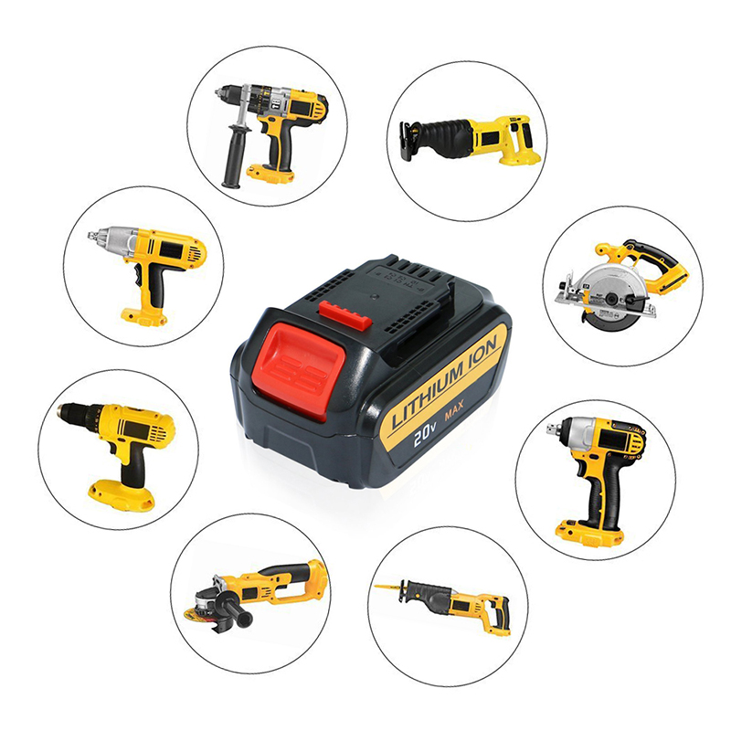 Li-ion 20V 3000mAh Batteriladdare för batteriladdare för Dewalt DCB182, DCB184, DCB200, DCB201