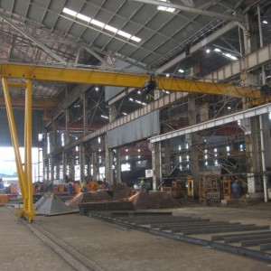 Semi Singel Girder Gantry Crane