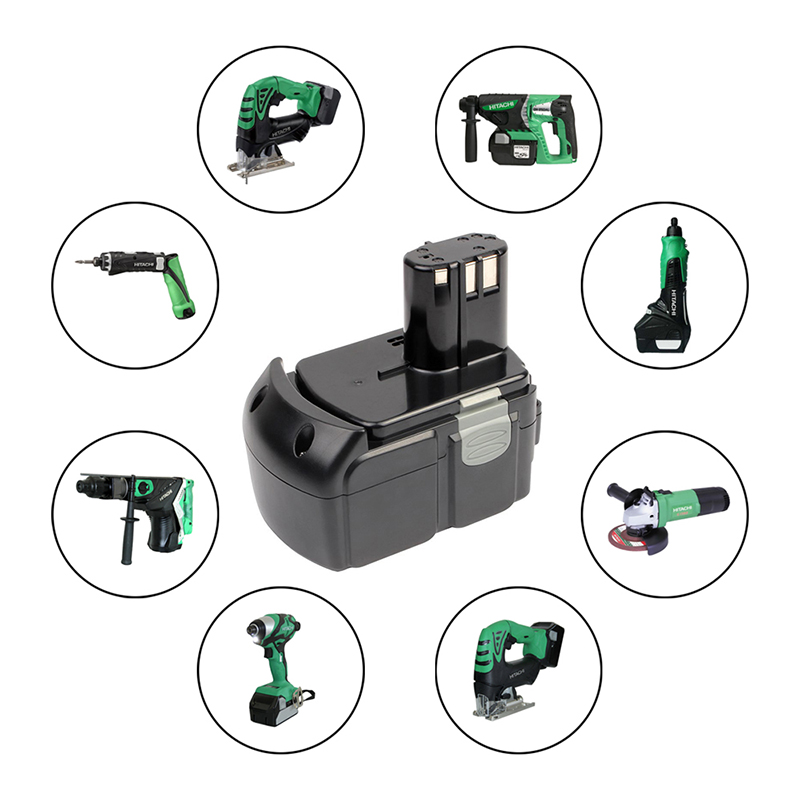 Online batterier för trådlösa batterier Shop 18V 3000mAh Li-ion batteri för Hitach BCL1830, EBM1830