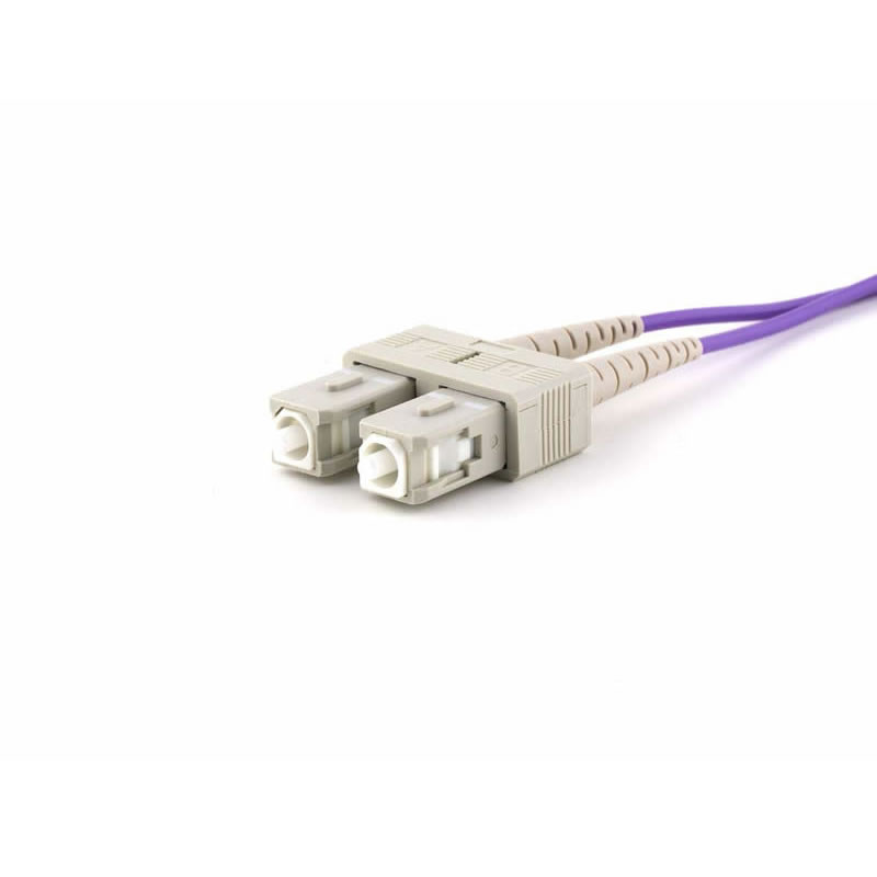 Multimode Duplex OM4 Fiber Optic Patch Cable (50/125) - LC till SC