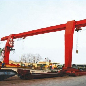 L-formade ben Enkla girder Gantry Crane med lyft
