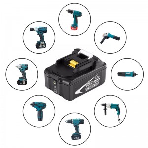 Li-ion 18V 6000mAh Ersättningsbatterier Trådlösa borrar för Makita BL1850, 194205-3, 194309-1