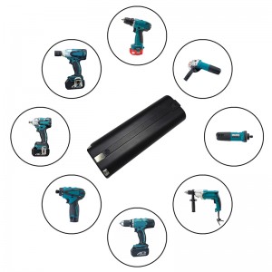 Ni-Cd 7.2V 1700mAh Elverktyg Uppladdningsbara batterier för Makita 7033, 632002-4, 632003-2