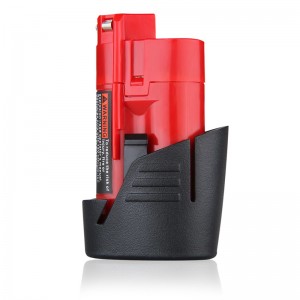 Litiumjon 12V 2000mAh uppladdningsbart sladdlösa batteriladdare för Milwaukee 48-11-2411 M12