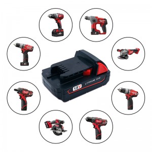 Li-ion 18V 1500mAh uppladdningsbara batteripaket för Milwaukee 48-11-1840 M18