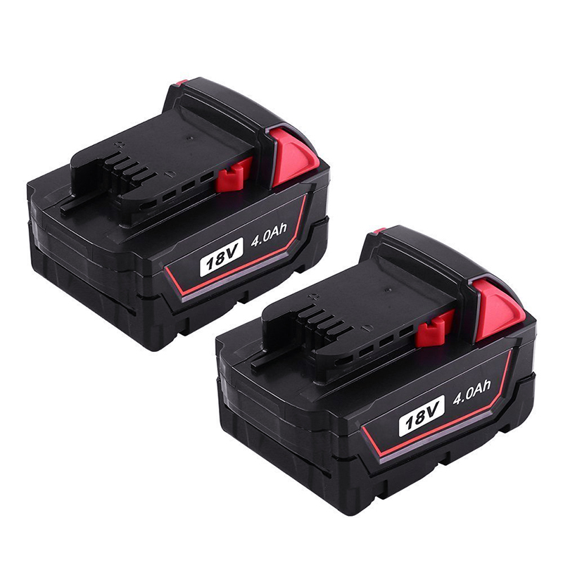 Li-ion 18V 4000mAh Elverktygsbytesbatterier för Milwaukee 48-11-1840 M18