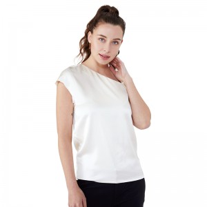 Kortärmad Basic Sommar Vår Ny Design Normal White Blouse Women