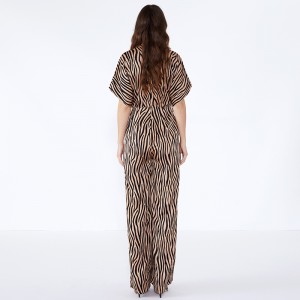 Party Nordic Way Vuxen Högkvalitativ Tiger Stripe Jumpsuit JCGJ190315073