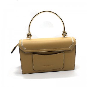 Partihandel Lady handväska med Metal Buckle Guangzhou läder fabrik totebag