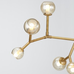 Enkel Personlighet Glas Järn Vardagsrum Matsal Hotell Ljuskrona Km2149