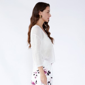 Kvinnor Vit Koreanska Dam Två Piece Set Kvinnor Kläder Långärmade Blusar Toppar