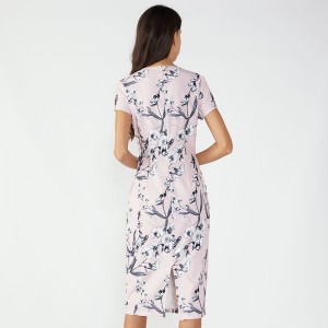 Polyester Lady Fashion Korean Crochet Long Lycra Dress