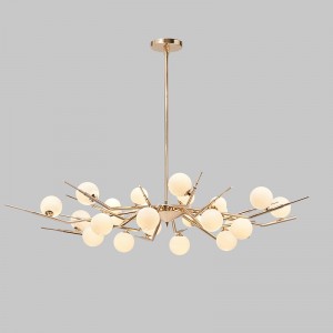 Ny Modern Metal Creative Personality Hotel Villa Chandelier Km2130