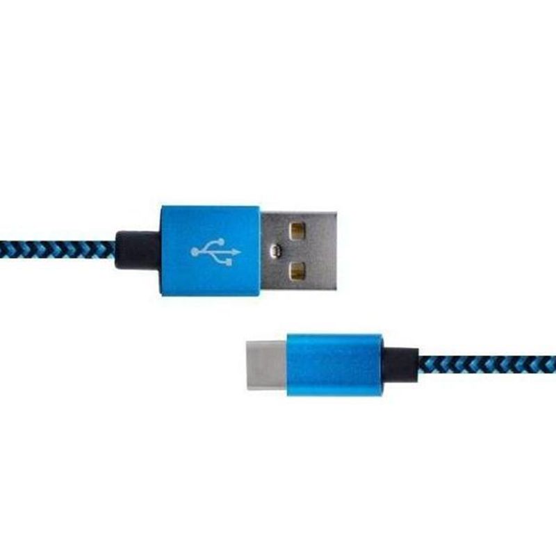 Typ-C till USB Nylon briaded datakabel