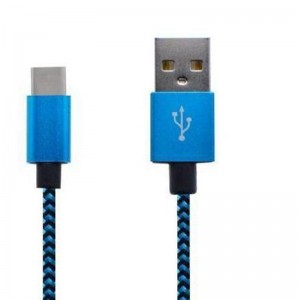 Typ-C till USB Nylon briaded datakabel