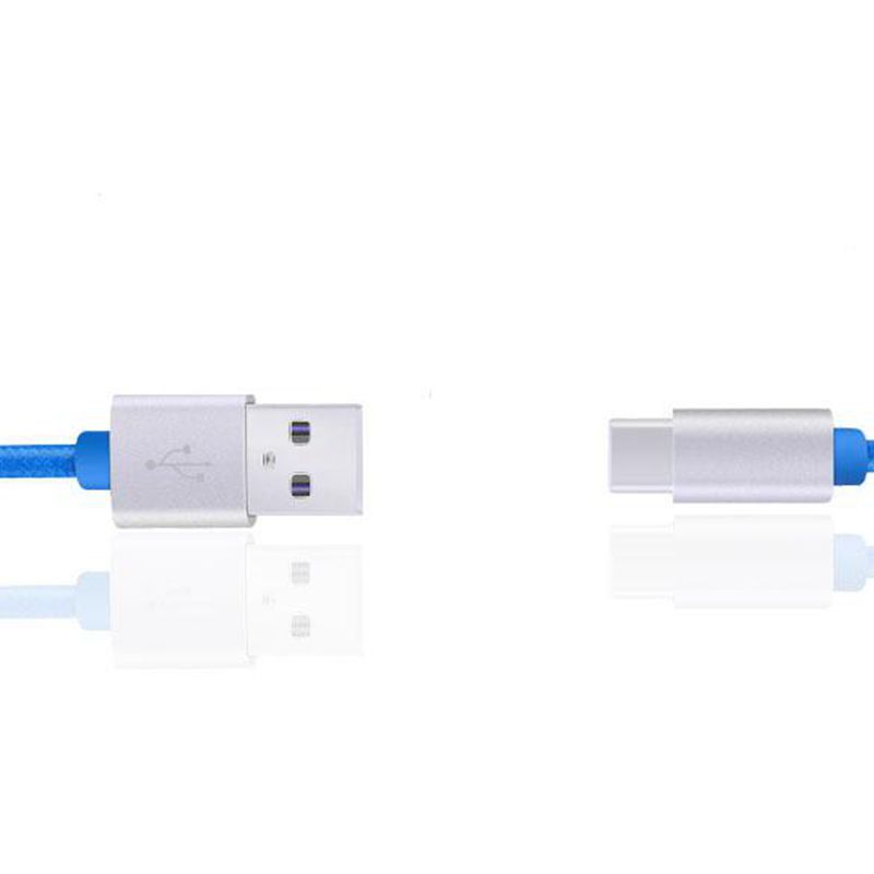 Nylon Briaded Datakabel Typ-C Till USB