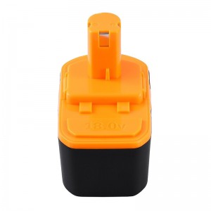 Ni-Cd 18V 1500mAh ersättningsbatteri för Ryobi ABP1801, ABP1803, BPP-1813 Trådlös borr
