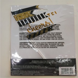 Pennant Cake Topper Flagg fanion häll gateau