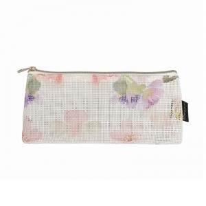 Fasion blomma tryck personlig kosmetisk väska