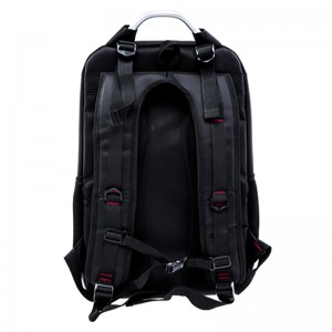 17SA-6601F Stora multifunktionsfickor Metallhandtag av högsta kvalitet oxford nylon 17 tums bärbar ryggsäck väska