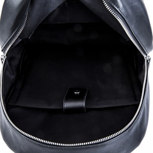 18SA-6839F 15 år fabrik Mäns Svart Daglig Casual Sport Laptop Läder Ryggsäck