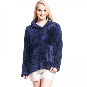 Kvinna Snuggle Fleece Hooded Sweatshirt