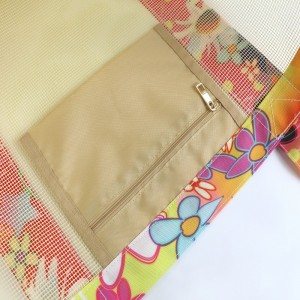 Partihandel reklam anpassad PVC mesh shopper väska