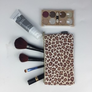 Recycled fasion dragkedja kosmetisk väska