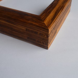 Massivt trä fotoram (Zebrawood)
