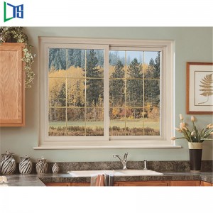 Kinesisk Leverantör Aluminium Fönster Glas Fönster med Myggnät Pris på Aluminium Glidande Fönster