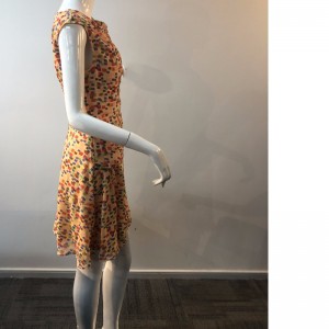 Tryckt klänning TBWD0007