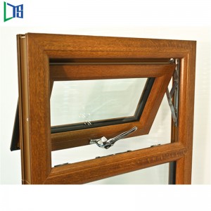 As2047 Standard Grå Vit / Svart Aluminium Utåtfört Öppet Fönsterfönster Enkelt eller Dubbelglas