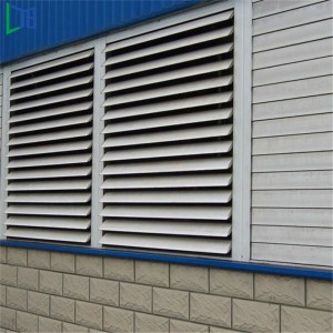 Aluminium Glass Louver Dörr Aluminium Roller Shutter Fönster och Louver Fönster Powder Coating Färdig