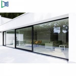 Professionell pulverbelagd ljudbevis och värmebeständig aluminiumsäkerhetsskjutdörr