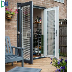 2019 Stil Aluminium Skyddsdörrar Aluminiumprofil Sound Proof Värmebeständig Kommersiell Grad