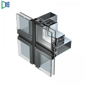 Sun Frame Famous Curtain Wall Factory Kina High Rise Aluminium Curtain Wall Supplier
