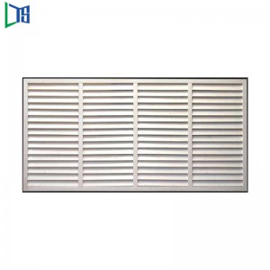 Aluminiumram Glas Flyttbar Louvers Jalousiefönster med laminerat glas