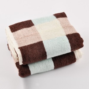 Bamboo Palid Jacquard Heminredning Handduks Set