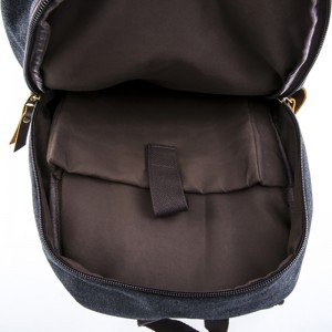 17SC-6457D SGS Passade galen häst läder vintage blank kanfas ryggsäck grossist tygväska ryggsäck